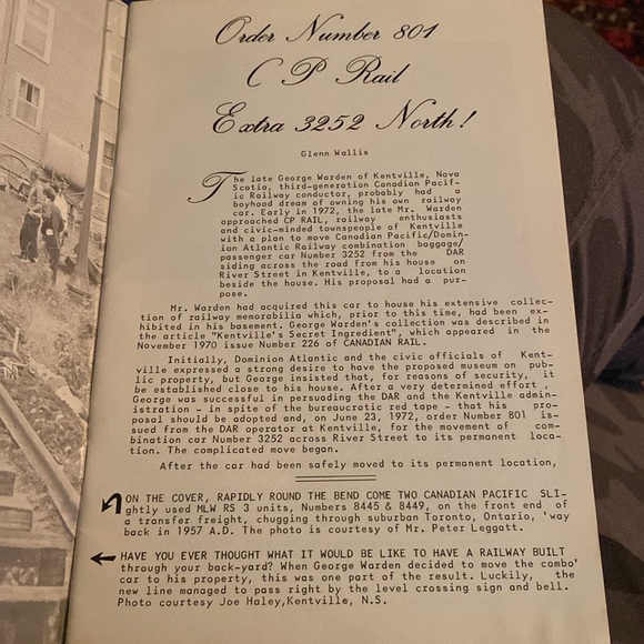 Vintage Canadian Rail No 272 Sept 74 - Picture 3 of 3